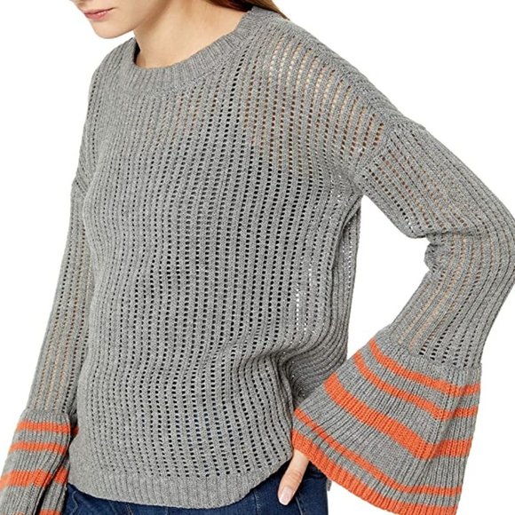 Jack by BB Dakota Sweater Like I Flare Drop Needle Sweater Bell Sleeves Sz M - Picture 1 of 8